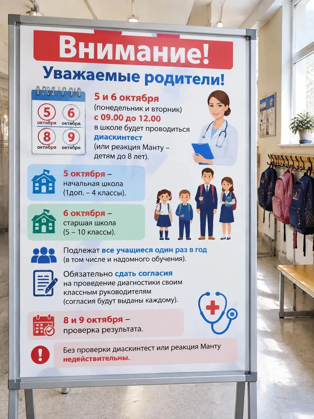 Внимание! Уважаемые родители!